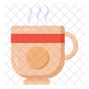 Te Te Caliente Taza De Te Icono