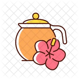 Té de hibisco  Icono