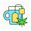 Hierba Te Cannabis Icon