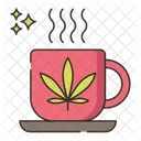 Té de marihuana  Icono