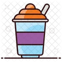 Te Helado Batido Bebida Para Llevar Icono