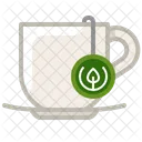Te Taza Vidrio Icono