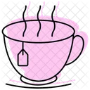 Tea Color Shadow Thinline Icon Icon