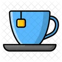 Teacup Cup Of Tea Tea With Saucer Icon