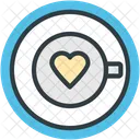 Tea Heart Teacup Icon