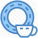 Tea Cup Plate Icon