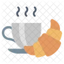 Tea Croissant Food Icon