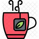 Tea Bag Cup Leaf Icon