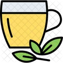Tea Cup Cup Leaf Icon