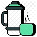 Tea Flask Teapot Kitchenware Icon