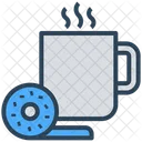 Travel Tea Biscuits Icon