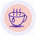 Tea Line Icon Icon