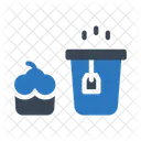 Tea Cupcake Teabag Icon
