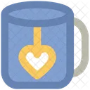 Tea Mug Heart Icon