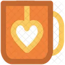 Tea Mug Heart Icon