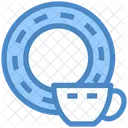 Tea Cup Plate Icon
