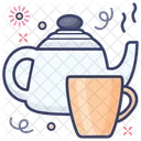 Tea Kettle Tea Container Kitchen Utensil Icon