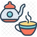 Tea Tea Kettle Tea Cup Icon