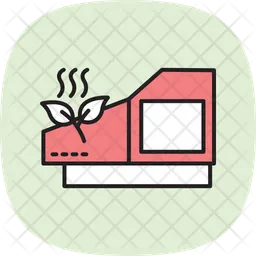 Tea leaf drying shed  Icon