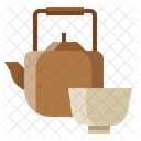 Tea Pot And Cup  Icon