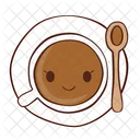 Smile Spoon Tea Icon