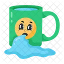 Tea Spill Drink Spill Beverage Cup Icon