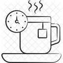 Tea Time Indian Food Icon