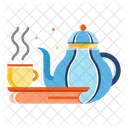 Tea Time Teapot Beverage Icon