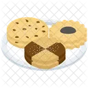 Biscuits Chocolate Cookies Snacks Icon