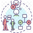 Teach about actions and consequences  Icon