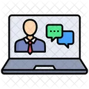 Teacher Webinar Online Class Icon