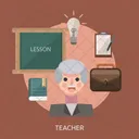 Teacher Teach Board Icon
