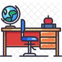 Teacher Desk  Icon