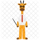 Teacher giraffe  Icône