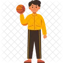 Teacher Basketball Player Icon