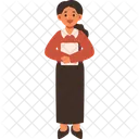 Teacher Woman Business Icon