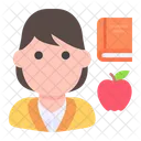Teacher Education Woman Icon