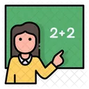Teacher Woman Education Icon