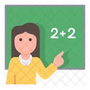 Teacher Woman Education Icon