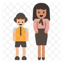 Teacher Student Boy Icon
