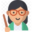 Teacher Woman Education Icon