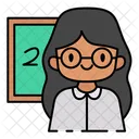 Teacher Woman Professor Icon