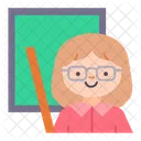 Teacher Woman Professor Icon