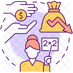 Teacher salaries  Icon