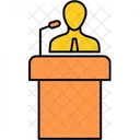 Teacher speech  Icon