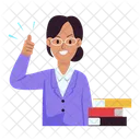 Teacher Thumbs Up Icon