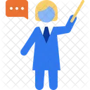 Teacher woman  Icon