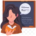 Teaching Teacher Woman Icon