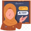 Teaching Teacher Woman Icon