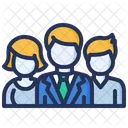 Team Managers Employees Icon